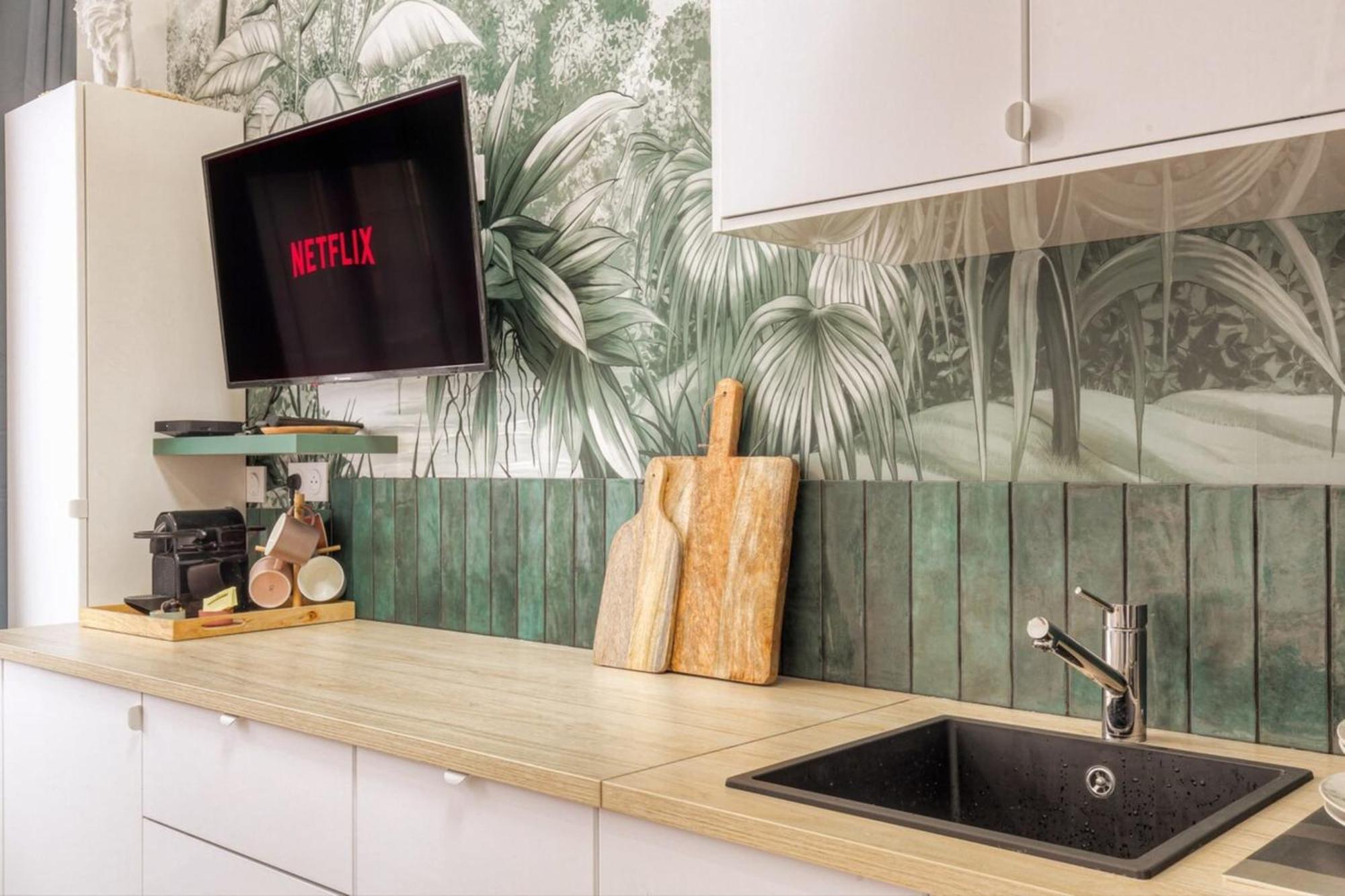 Apartamento Atypique Et Reposant Avec Parking Gratuit Villeurbanne Exterior foto